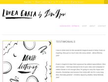 Tablet Screenshot of linea-carta.com